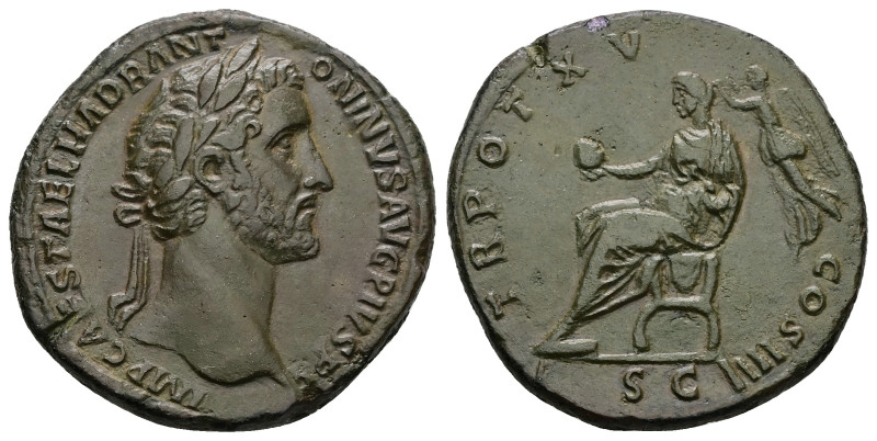 Antoninus Pius, AD 138-161. AE, Sestertius. 19.99 g. 33.67 mm. Rome.
Obv: IMP C...