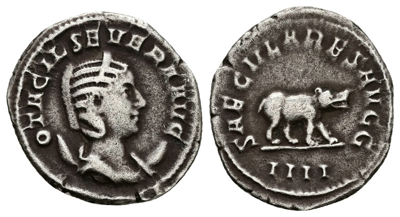 Otacilia Severa, AD 244-249. AR, Antoninianus. 3.83 g. 22.97 mm. Rome.
Obv: OTAC...
