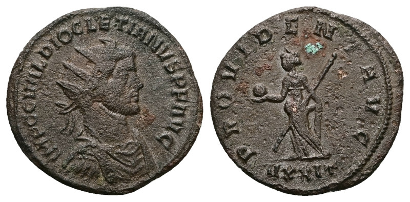 Diocletian, AD 284-305. AE, Antoninianus. 3.11 g. 22.25 mm. Siscia.
Obv: IMP C C...