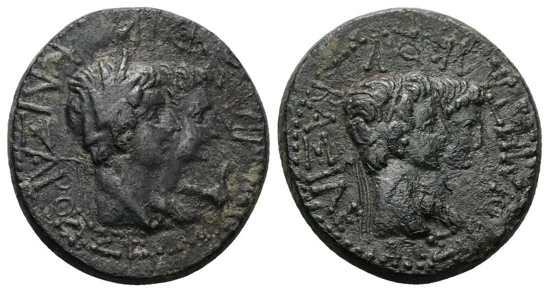 Kings of Thrace. Rhoemetalkes I and Pythodoris, with Augustus and Livia, c. 11 B...