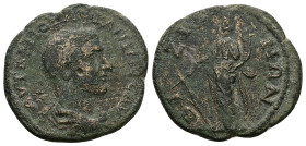 Thrace, Bizya. Philip I, AD 244-249. AE. 13.86 g. 31.24 mm.
Obv: ΑΥΤ Κ Μ ΙΟΥΛ ΦΙΛΙΠΠΟϹ ΑΥΓ. Laureate, draped and cuirassed bust of Philip I, right. 
R...