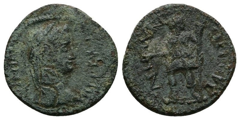 Thrace, Coela. Gallienus, AD 253-268. AE. 5.66 g. 22.08 mm.
Obv: IMP GALLIHN. He...