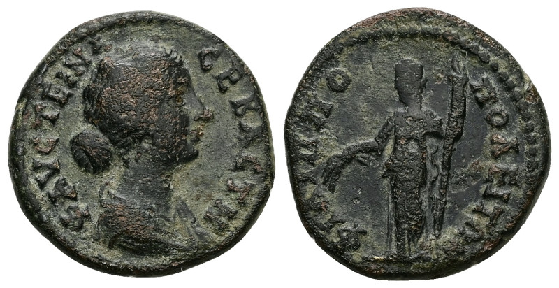 Thrace, Philippopolis. Faustina II, AD 147-175. AE. 11.13 g. 25.12 mm.
Obv: ΦΑVϹ...