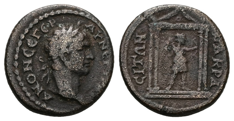 Lydia, Nacrasa. Trajan, AD 98-117. AE. 4.08 g. 20.01 mm. 
Obv: ΑΥ ΝΕΡ ΤΡΑΙΑΝΟΝ Ϲ...