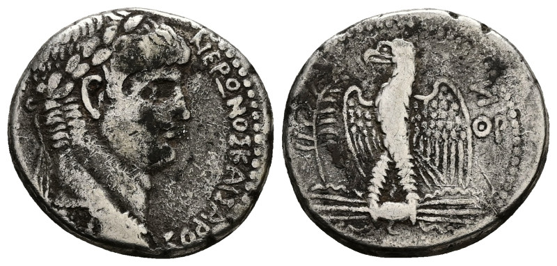 Syria, Antioch. Nero, AD 60/1. AR, Tetradrachm. 14.15 g. 25.51 mm.
Obv: ΝΕΡΩΝΟΣ ...