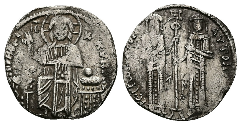 Andronicus II Palaeologus, Michael IX, AD 1282-1328. AR, Basilikon. 1.88 g. 20.5...