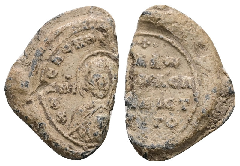 PB Byzantine seal of N., imperial protospatharios and strategos (AD 11th century...
