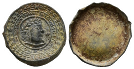 PB. Eastern Europe (Bulgaria or Romania?) Theriac Capsule Seal (c. AD 17th–18th centuries)
Design derived from the seals produced by the Alla testa d'...