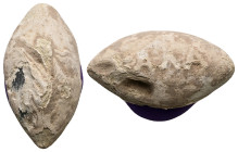 PB Greek sling bullet. Thrace (c. 4th–1st centuries BC)
Sling bullet is with an image of a bee on one side and with an inscription ΚΑΛΑ (Κάλα, Kala) o...