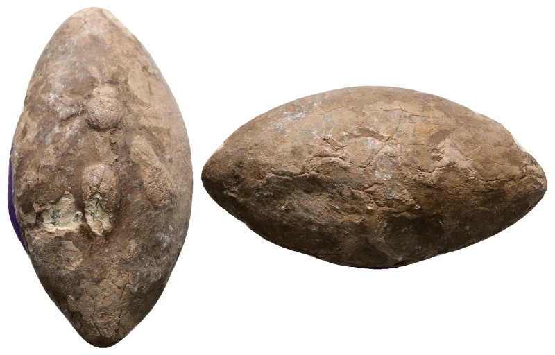 PB Greek sling bullet. Thrace (c. 4th–1st centuries BC)
Sling bullet is with an ...