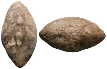 PB Greek sling bullet. Thrace (c. 4th–1st centuries BC)
Sling bullet is with an image of a bee on one side and with an inscription ΚΑΛΑ (Κάλα, Kala) o...