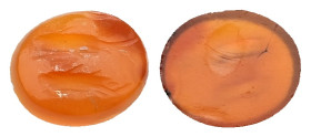 Early Christian intaglio gemstone (AD 4th–5th centuries)
A carnelian intaglio engraved with two fishes.
Cf. J. Spier, Late Antique and Early Christian...