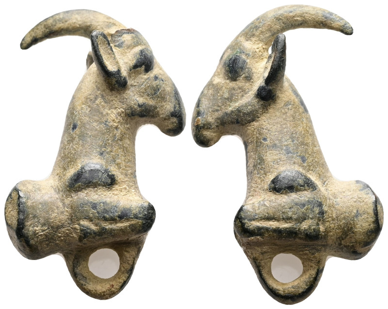 AE Roman horse-trapping in the form of a goat protome (AD 2nd–4th centuries)
Bro...