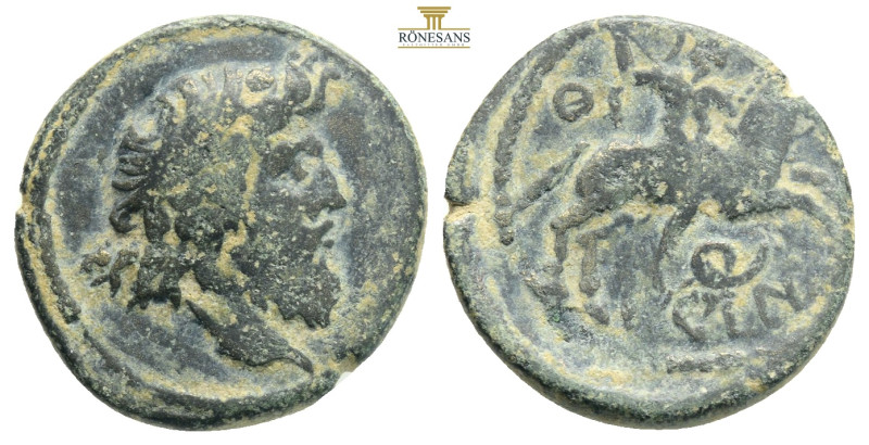 PISIDIA. Isinda. Ae (2nd-1st centuries BC).
Obv: Laureate head of Zeus right.
Re...