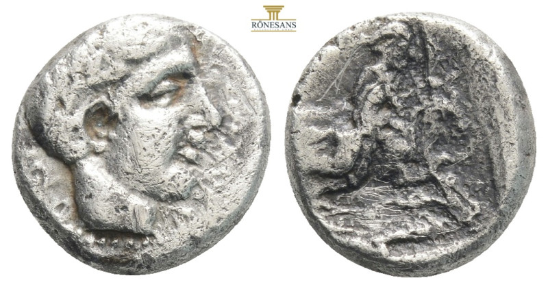 Greek
CYPRUS.Marion.Timocharis, mid 4th century BC.Sixth stater
(Silver 14, 2 ...