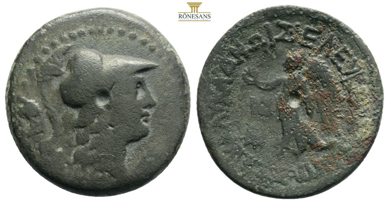 CILICIA, Seleucia ad Kalykadnon . 2nd - 1st Century BC. Æ
Head of Athena right, ...