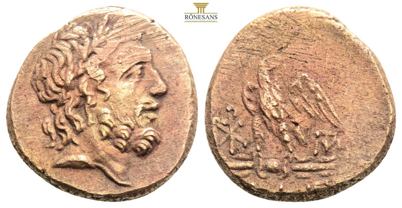 BITHYNIA
DIAS
Bronze, 120-63. Bearded head of Zeus with L. n. r. Rev. DIAS eagle...