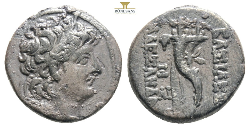 Greek
SELEUKID KINGS OF SYRIA. Demetrios II Nikator, first reign, 146-138 BC. Dr...