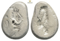 PERSIA. Achaemenid Empire. Time of Darius I (Circa 510-486 BC). Siglos.
Obv: Persian king in kneeling-running stance right, drawing bow.
Rev: Rectangu...