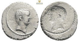 ROMAN REPUBLIC
Denarius (miscoinage, Brockage) Roma, 49 BC. BC 3,53g 18,1 mm