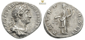 Hadrianus 117-138
Denarius Rome 119/122. Av.: IMP CAESAR TRAIAN HADRIANVS AVG, laureated draped bust on the right. Rev.: PM TRP COS III, Aequitas stan...