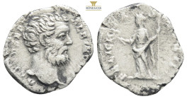 Roman Imperial
Clodius Albinus AD 193-197. Rome
Denarius AR
D CLOD SE[PT] ALBIN CAES, bare head right / Minerva standing left, holding olive branch an...