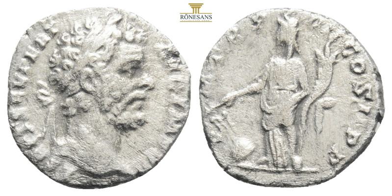 SEPTIMIUS SEVERUS (193-211). Denarius
Obv: L SEPT SEV PERT AVG IMP VIIII.
Laurea...