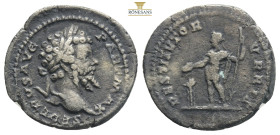 Obverse legend: SEVERVS AVG - PART MAX.
Obverse description: Laureate head of Septimius Severus on the right
Reverse legend: RESTITVTO - RI VRBIS.
Rev...