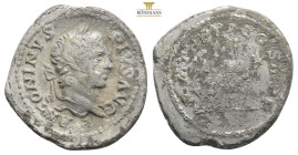 Caracalla (198-217)
Denário, PONTIF TR P XIIII COS III, MBC+, RCV 6872, RSC 494 3,94g 15,9 mm