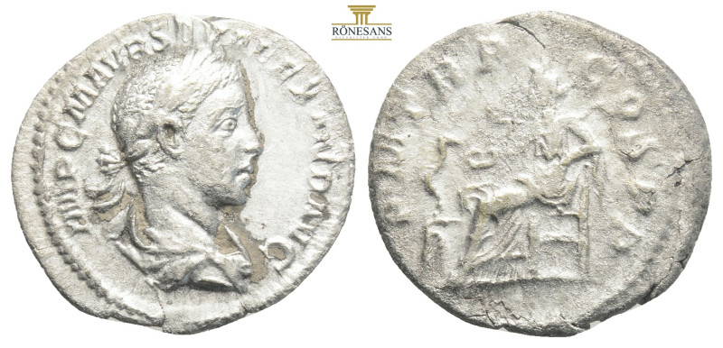 Roman Imperial
Severus Alexander AD 222-235. Struck AD 223. Rome Denarius AR IMP...