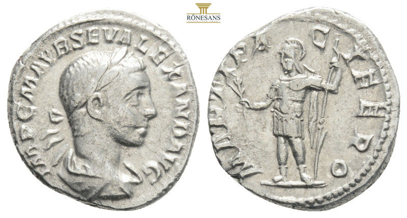 Severus Alexander (222 - 235 AD).
Denarius (silver). 222 AD Rome.
Obv: IMP C M A...