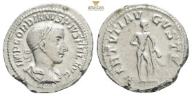 GORDIAN III (02-03/238-03/244)
Marcus Antonius Gordianus Augustus

Obverse legend: IMP GORDIANVS PIVS FEL AVG.
Obverse description: Radiate, draped an...