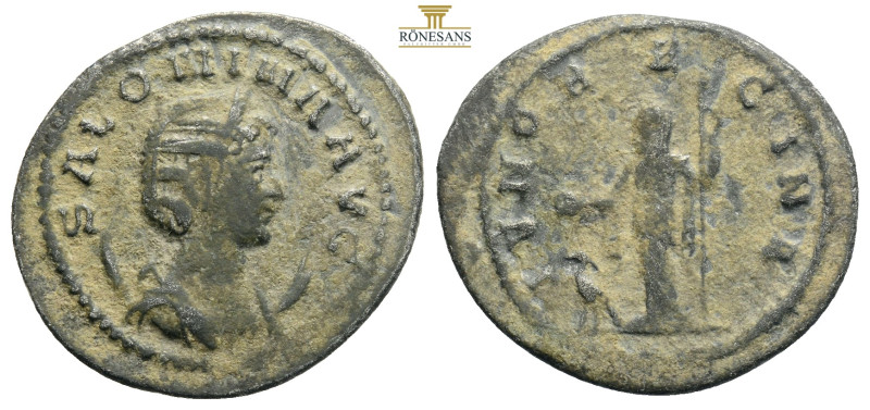 Salonina, Augusta, 254-268. Antoninianus Antioch, 263. SALONINA AVG Diademed and...