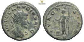 Roman Imperial Coins
Claudius II Gothicus. A.D. 268-270. BI antoninianus Antioch, ca. late A.D. 268-late 269. IMP C CLAVDIVS AVG, radiate, draped and ...