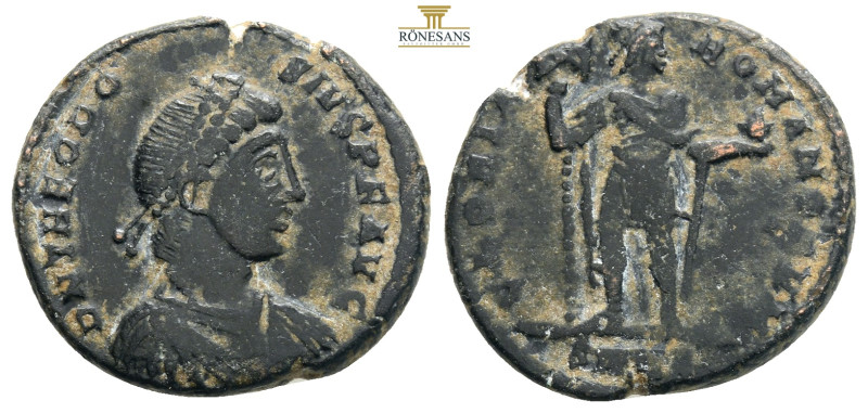 Theodosius I. Maiorina. 392-394 AD. Nicomedia. (Ric-IX 46). Anv.: D N THEODOSIVS...