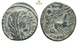 Roman Imperial
Divus Constantinus I AD 337-340. Died AD 337. Struck AD 337-340. Antioch(?) AE
veiled head of Constantine right
Rev. Constantine in qua...