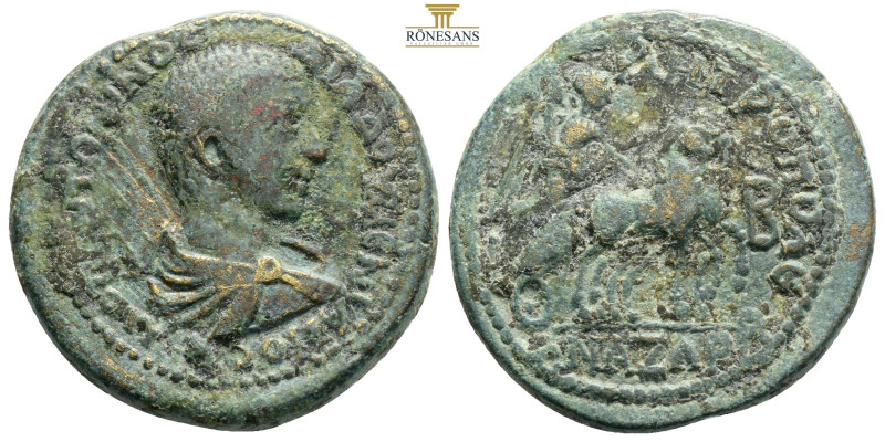 Anazarbos (AD 217-218) AE 31 - Diadumenian
Diadumenian, 217-218 AD. AE31 M OΠ AN...