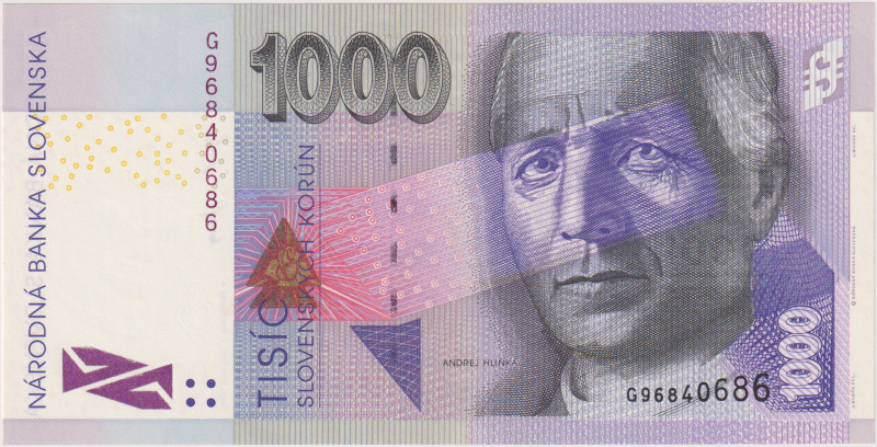 1000 Koruna 1999, series G, BKK SK26, Hej SK34a1

UNC