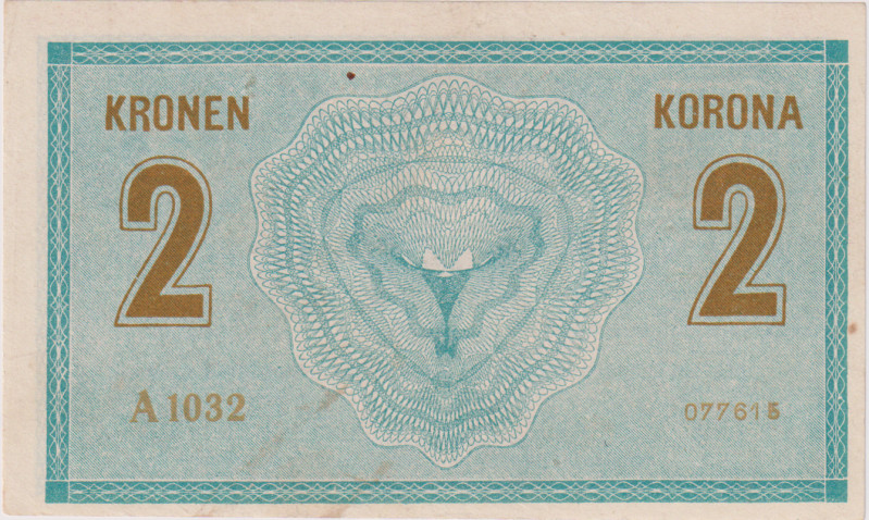 2 Koruna 1914, series A, BKK RU2b, Pick 17a, Hej RU13a

XF