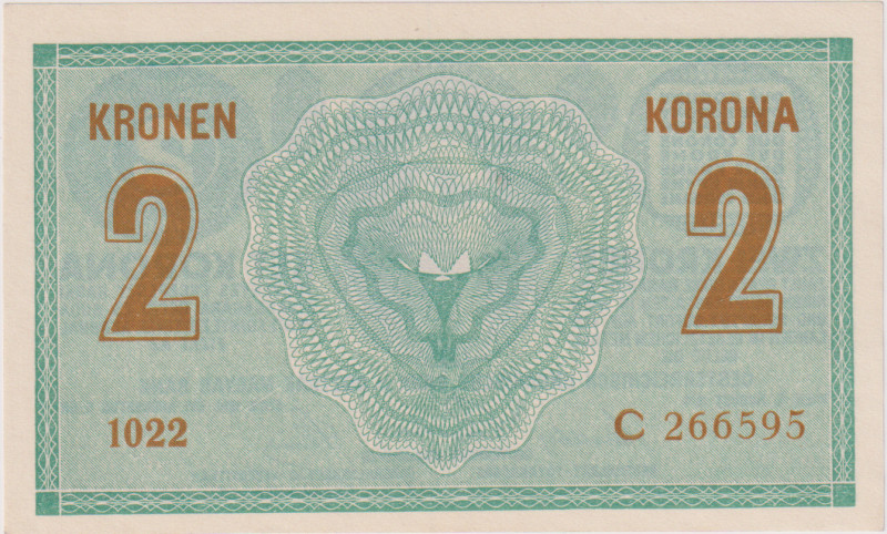 2 Koruna 1914, series C, BKK RU2c, Pick 17b, Hej RU13c

UNC