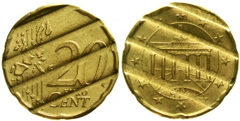 Proben, Verprägungen und Besonderheiten Bundesrepublik Deutschland
20 Cent 2002...