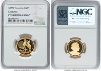 Elizabeth II gold Proof "Kangaroo" 25 Dollars (1/5 oz) 2023-P PR70 Ultra Cameo NGC, Perth mint, KM-Unl. HID09801242017 © 2023 Heritage Auctions | All ...