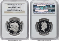Elizabeth II platinum Proof "Koala" 100 Dollars (1 oz) 1989 PR69 Ultra Cameo NGC, KM126. HID09801242017 © 2023 Heritage Auctions | All Rights Reserved...