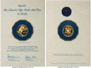 Constitutional Monarchy gold Proof "Jaguar" 250 Dollars 1978-FM UNC, Franklin mint, KM56. Mintage: 200. AGW 0.2549 oz. 900/1000 fine gold. 8.81gm. Acc...