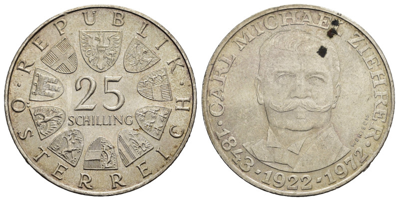 AUSTRIA. 2° Repubblica (dal 1945). 25 Scellini 1972 Carl Michael Ziehrer. qFDC