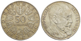 AUSTRIA. 2° Repubblica (dal 1945). 50 Scellini 1970 Karl Renner. qFDC