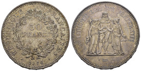 FRANCIA. 50 Francs 1979. Ag 30,05 g. FDC