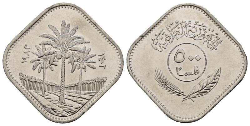 IRAQ. 500 Fils 1982. Ni. FDC