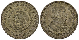 MESSICO. 1 Peso 1959. Mi. SPL