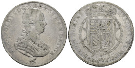 FIRENZE. Granducato di Toscana. Pietro Leopoldo di Lorena (1765-1790). Francescone 1790. Ag. Pucci 320 tipo XXII. qBB